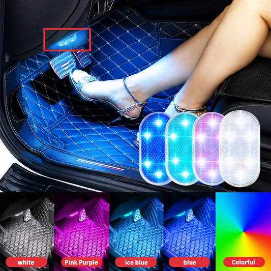 Wireless RGB LED Interior Car Lights